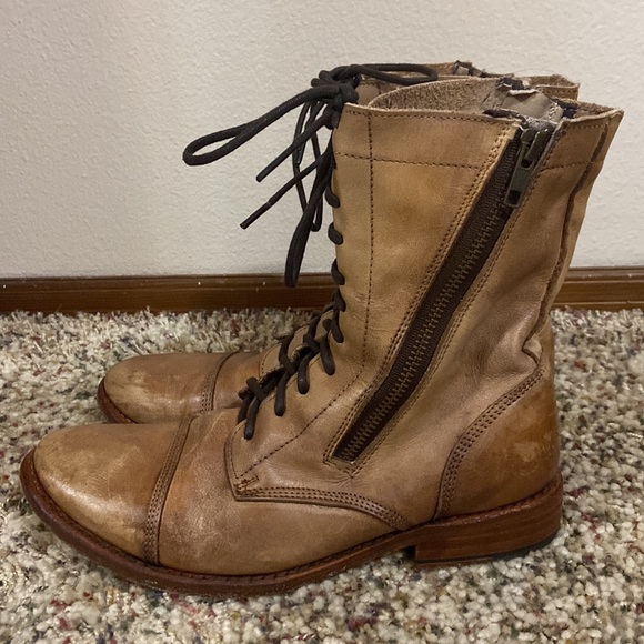 Bedstu Lace Up Boots in Natural - Picture 12 of 12